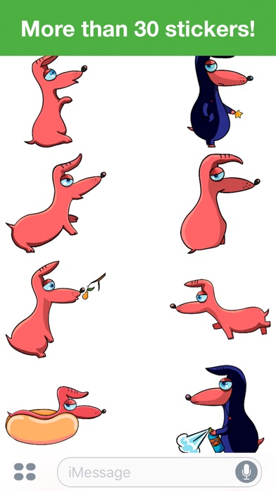 Hot Dog - Cute stickersのスクリーンショット2 Hot Dog - Cute stickersのスクリーンショット2