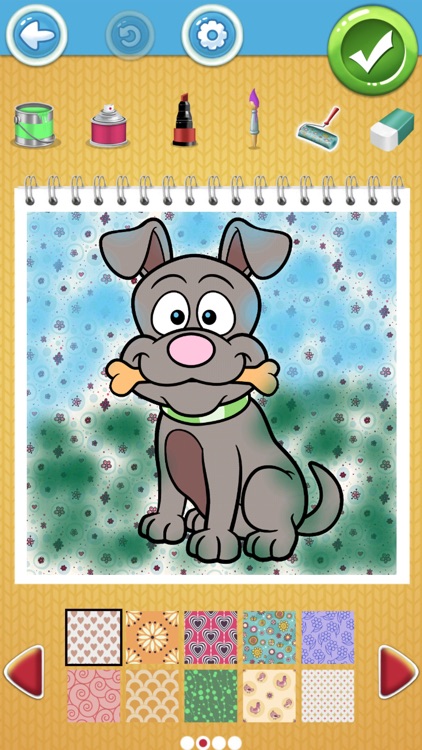 Cute Dog Coloring Book Pages