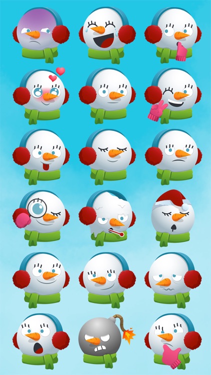 Snowmoji - Snowman Emoji screenshot-3
