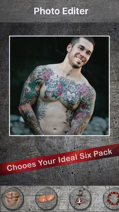 Six Pack & Tattoo Photo Editor screenshot 4