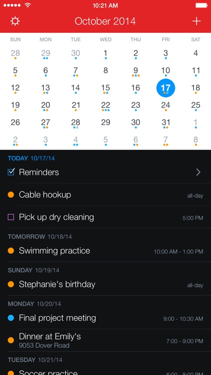 Fantastical 2 for iPhone - Calendar and Reminders screenshot-3