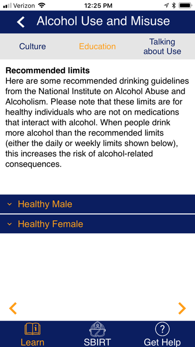 Alcohol Use & Misuse-Providers screenshot 3