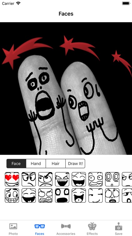 Cool Finger Faces - Photo Fun!