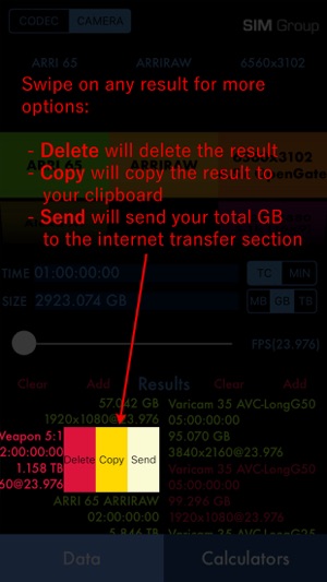 Sim Data Calculator On The Sim Data Calculator 4