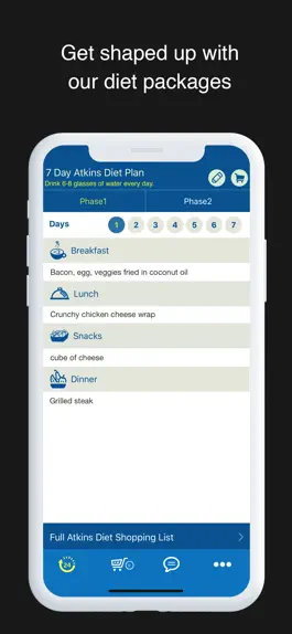 Game screenshot 7 Day Atkins Diet Meal Plan mod apk