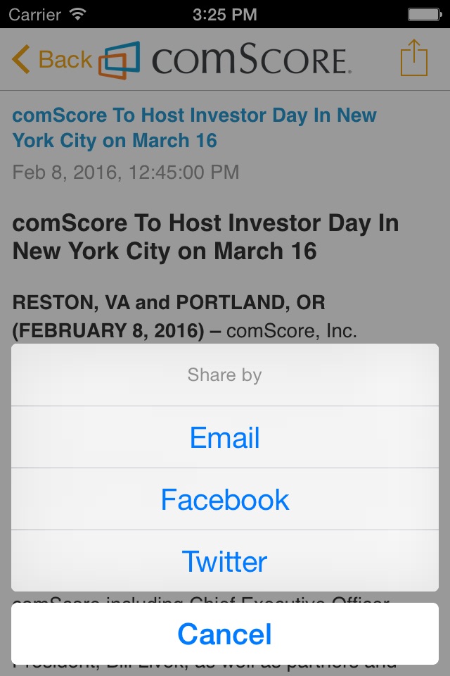 comScore News screenshot 3