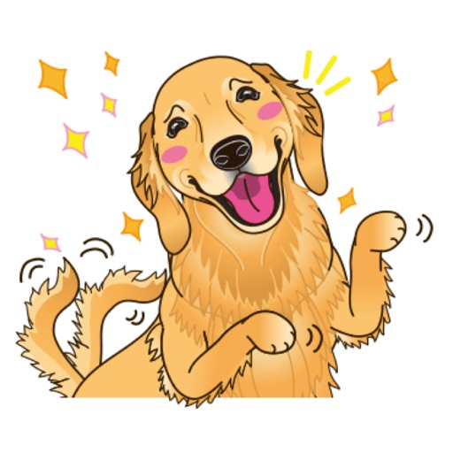 Golden The Dog Stickers icon