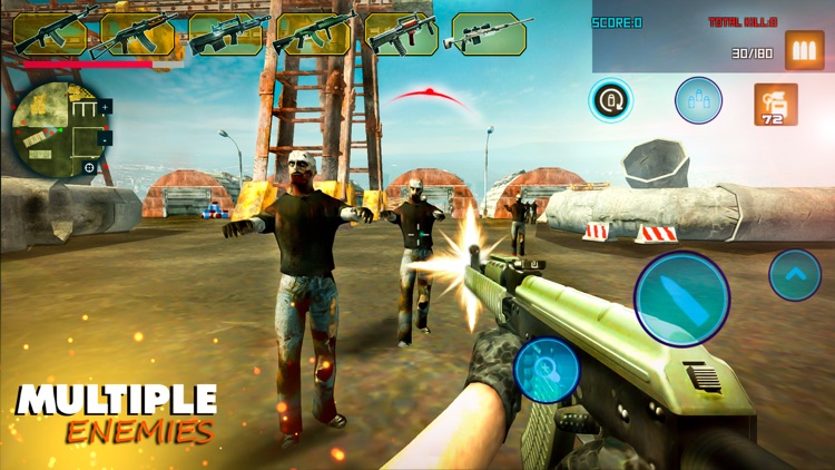 3D Zombie Bio Infection Highway Shooter Pro