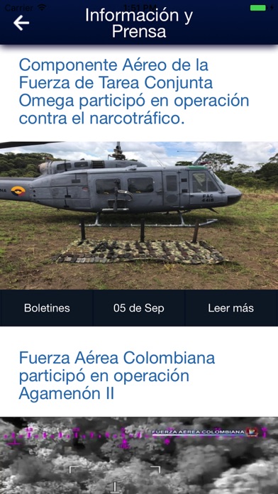 Fuerza Aeréa Colombiana screenshot 3