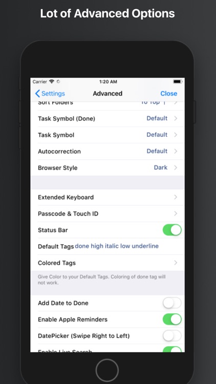 Taskmator - TaskPaper Client screenshot-8