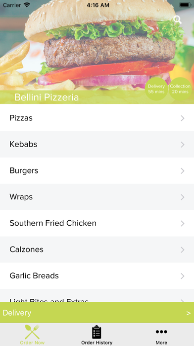 Bellini Pizzeria Matlock screenshot 2
