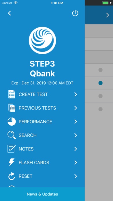 uworld app cannot scroll down