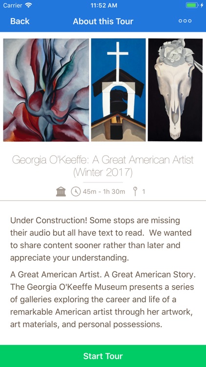 O'Keeffe Museum Tours