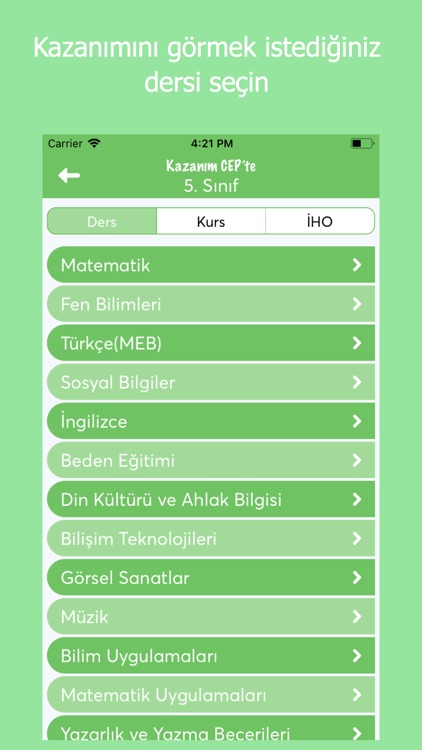 Kazanım Cepte