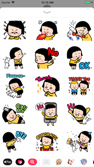 MiMi - Little Girl Stickers(圖4)-速報App