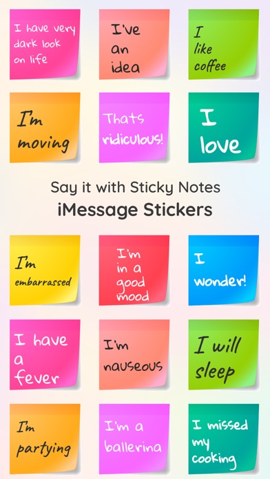 Handwritten Sticky Notes Text screenshot 2