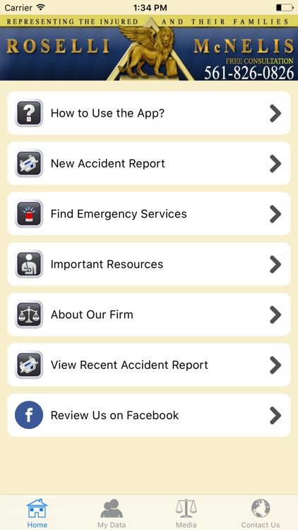Roselli McNelis Law Personal Injury Help App