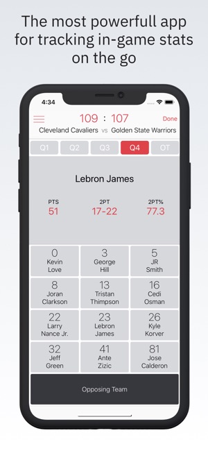 Basketball Stats PRO Phone(圖1)-速報App