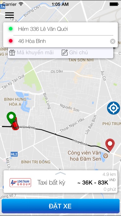 Taxi Long Thành screenshot 4