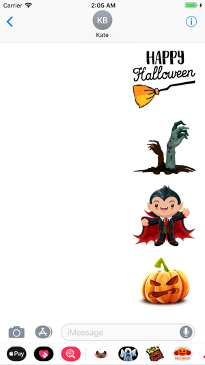 Happy Halloween Vampire Emojis(圖3)-速報App