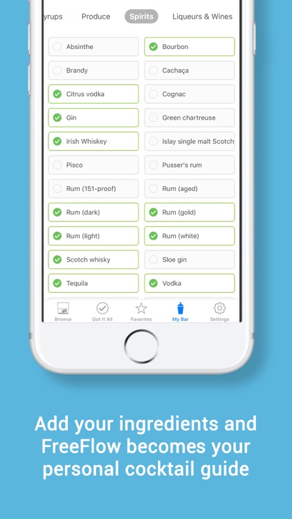 FreeFlow - Cocktails Made Easy