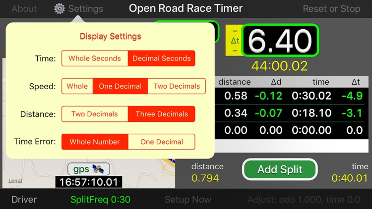 Open Road Race Timer screenshot-3
