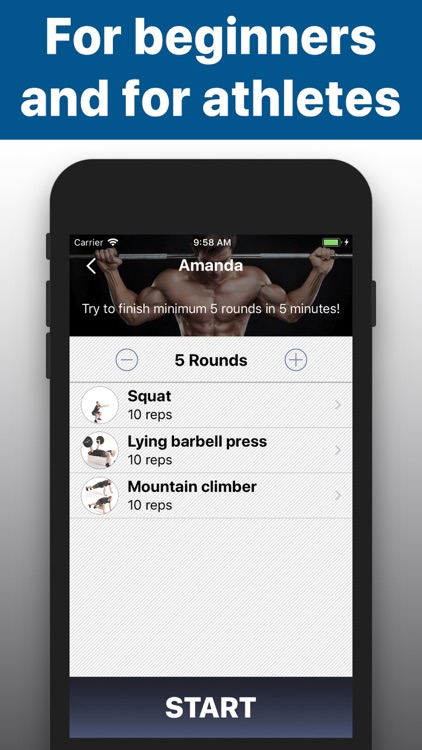 Barbell workout training -hiit screenshot-3