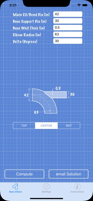 Piping Base Elbow Layout Calc(圖2)-速報App