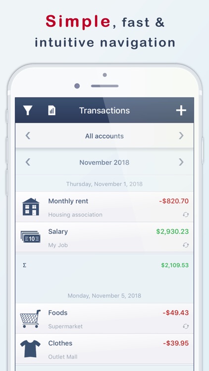 MoneyStats - Expense Tracker