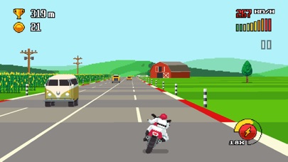 RETRO HIGHWAY 1.0.5 IOS ĐUA XE RETRO HIGHWAY 1.0.5 IOS
