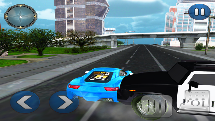 Cảnh Sát Xe Gangster Thoát