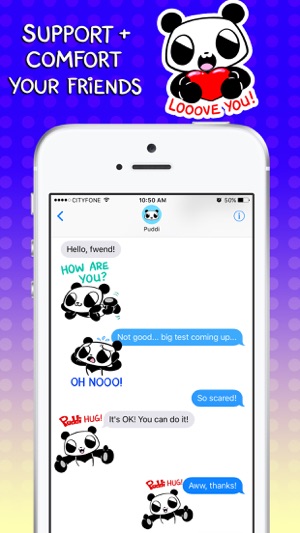 Animated Puddi Panda Stickers(圖4)-速報App