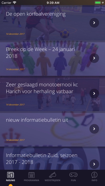 Korfbal Events