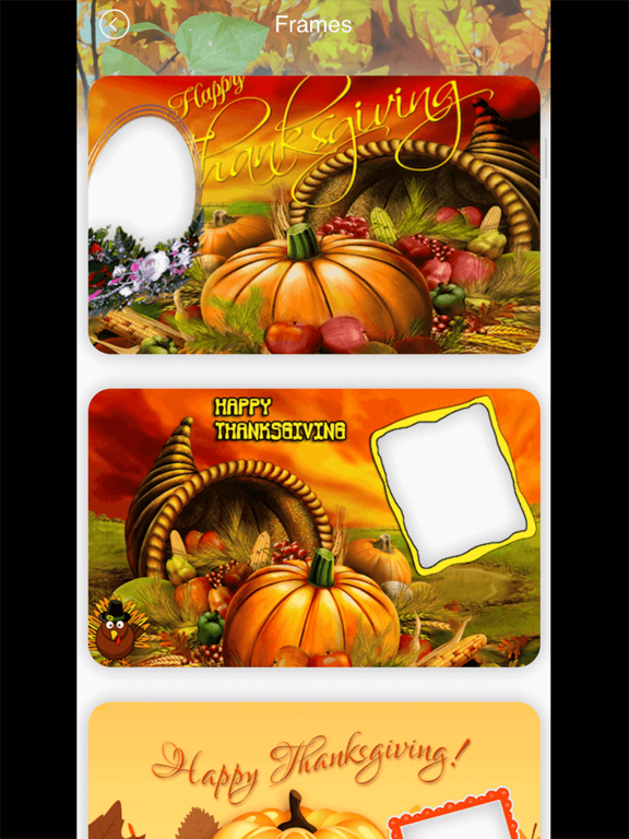 Thanksgiving Photo Frames screenshot 2