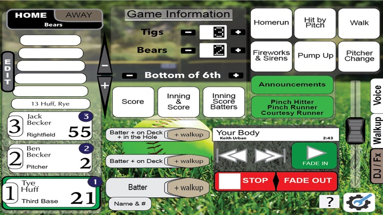 Gametime Announcer Travel Team screenshot-8