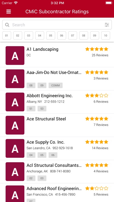 CMiC Subcontractor Rating screenshot 2