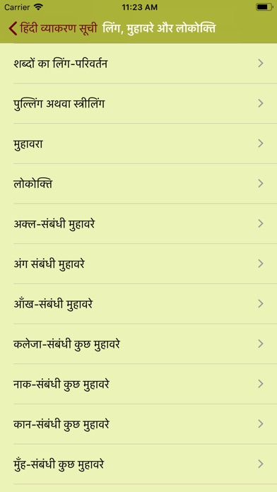 Hindi Vyakaran - Grammar screenshot 3
