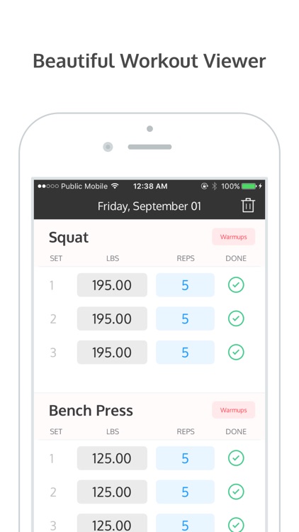 Deload - Workout Tracker