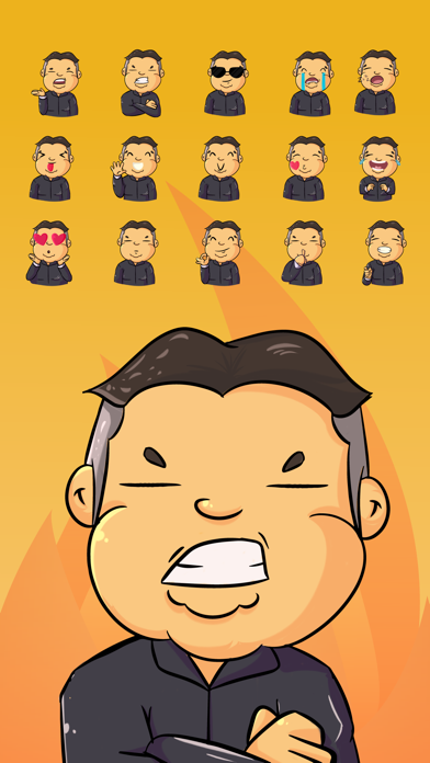 the Angry Dictator Stickersのおすすめ画像1