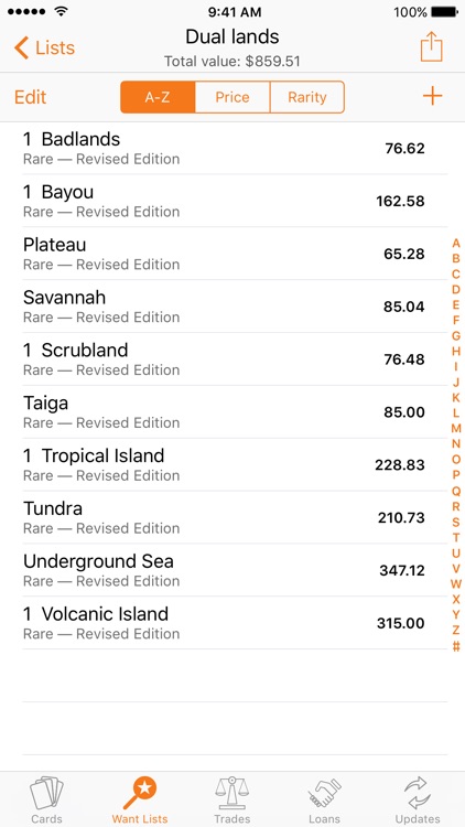 MTG Trades