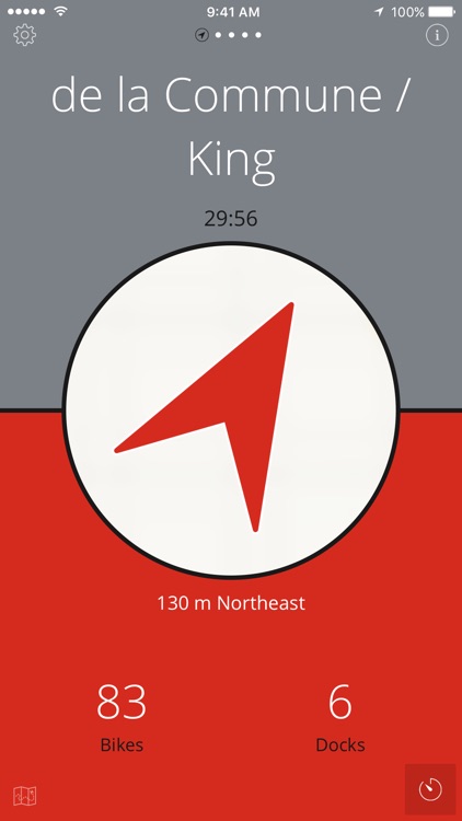 Montreal Bikes — A One-Tap Bixi Bike App screenshot-4