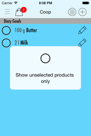 Good Buy - the shopping list - náhled