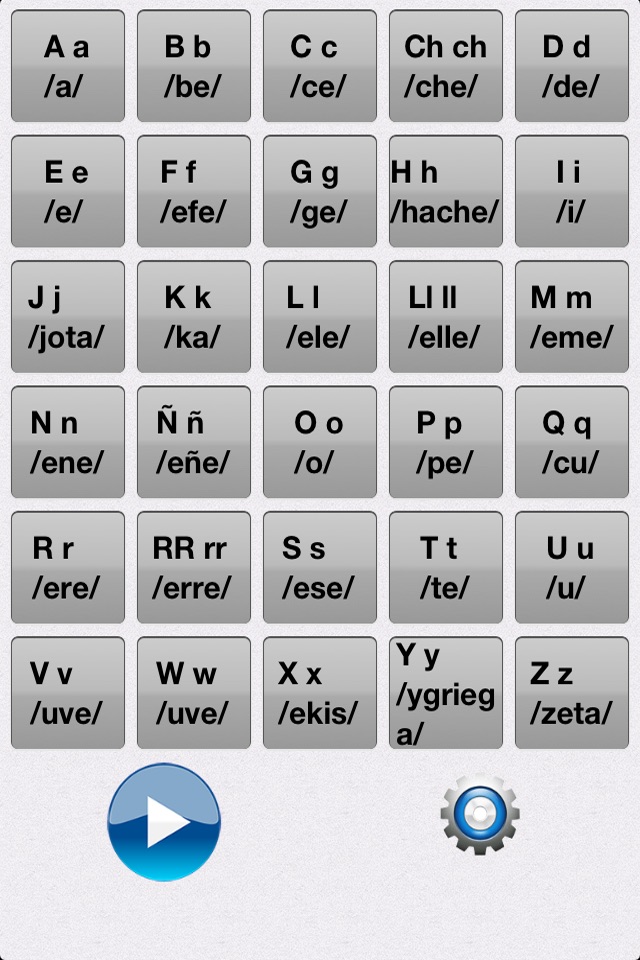 Spanish Alphabet Learning screenshot 2