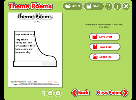 Theme Poem screenshot 4