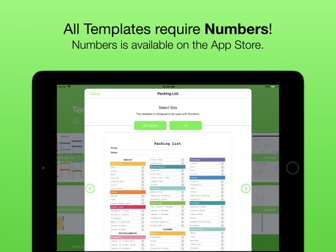 Templates for Numbers (Nobody) screenshot 4