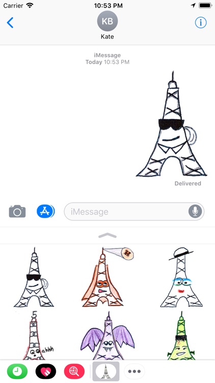 Eiffel-Sticker