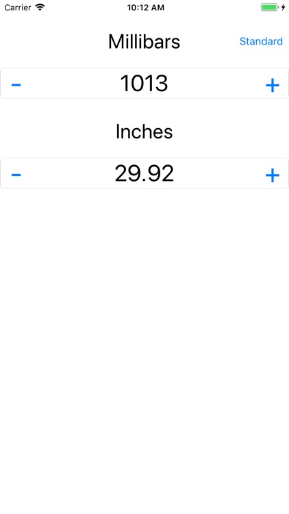 Millibar / Inches Calculator