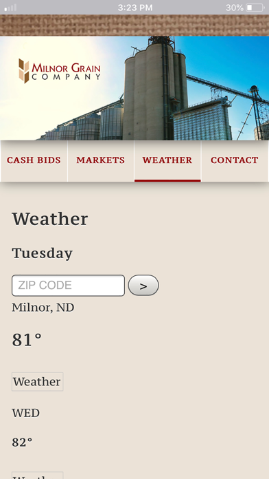 Milnor Grain Company screenshot 2