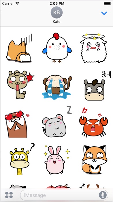 Cutii Animal Emoji GIFs screenshot 2