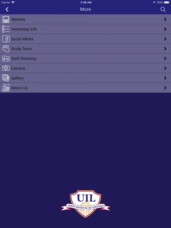 iPad Image of Union Institute of Language